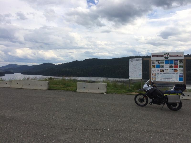Stopped at Highway 24 rest area looking at lake