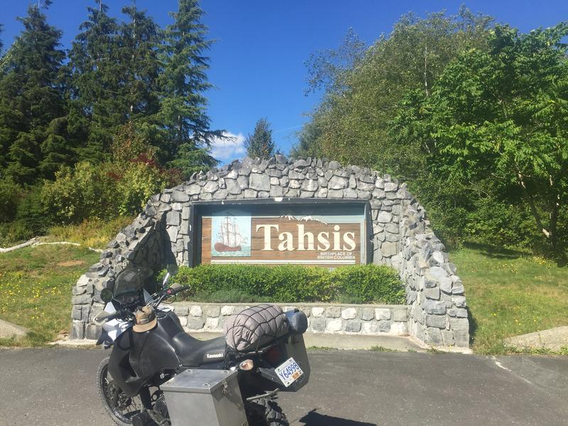 Welcome to Tahsis sign