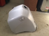 Old white KLR gas tank