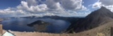 Crater lake panoramic