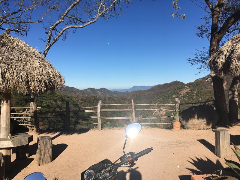 looking out to mountains in mexico