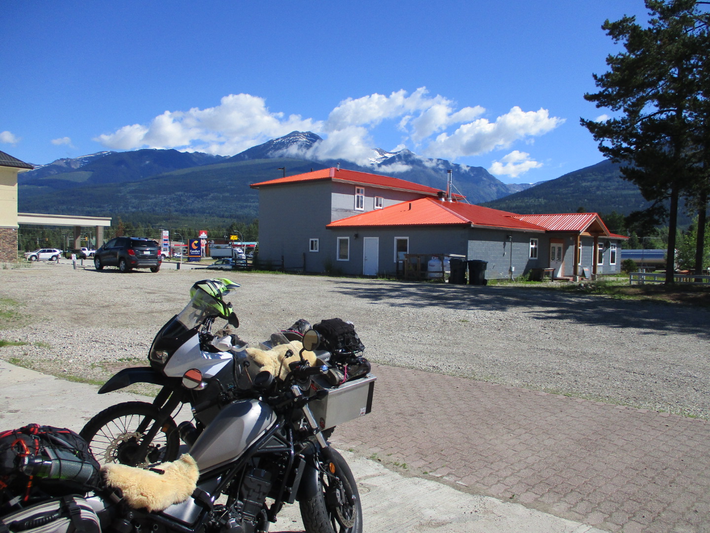 View of mountains from Rocky Inn